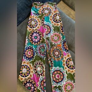 Junky Closet Bohemian Palazzo Wide-Leg Pants Large